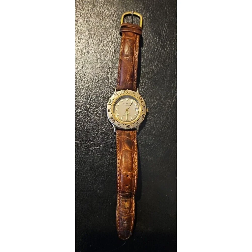Men's Geneva Limited Edition 3ATM Water Resistance Calendar Watch